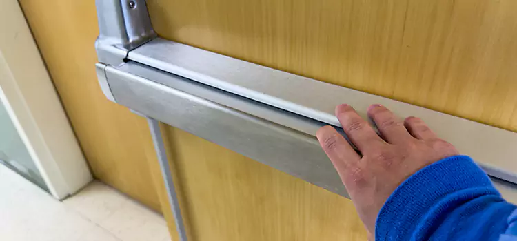 Installing a Push Bar on a Door Nacogdoches
